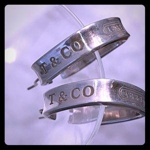 Tiffany & Co genuine sterling silver small hoops!